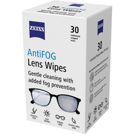 ZEISS AntiFOG Wipes (30)