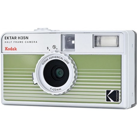Kodak Ektar H35N Half Frame Camera Striped Green