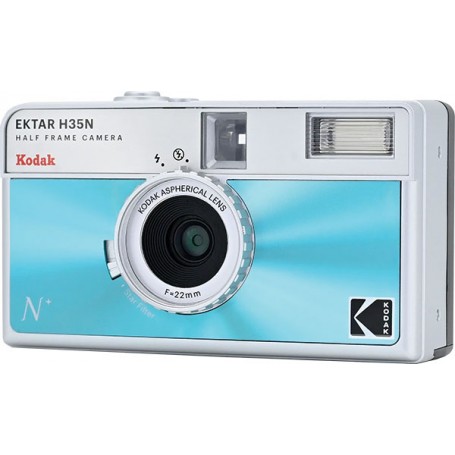 Kodak Ektar H35N Half Frame Camera Glazed Blue