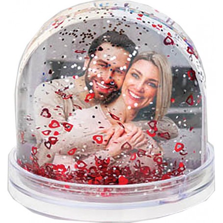 Photo Dome Heart Confetti (6 Pack)