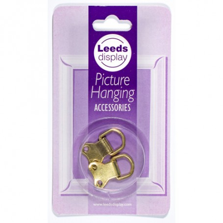 Brass Double "D" Rings (2 Pack)