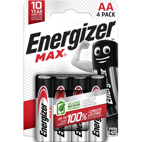Energizer Max AA/E91 (4 Pack)