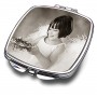 Compact Mirror with insert 2.5x2.8" Square