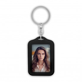 Gummy KeyFob Passport Black