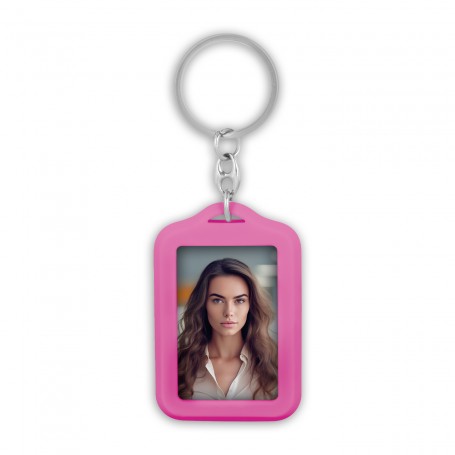 Gummy KeyFob Passport Pink