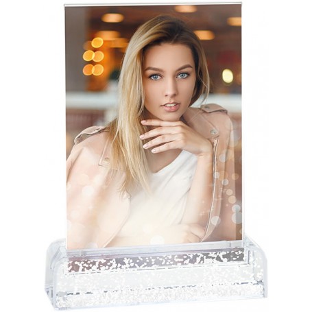 Acrylic Frame with Snow Base 4x6