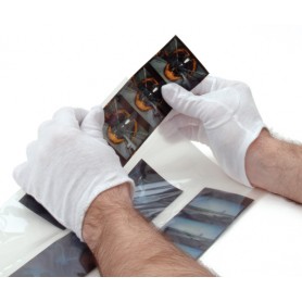 Gloves Cotton Mens White (10)