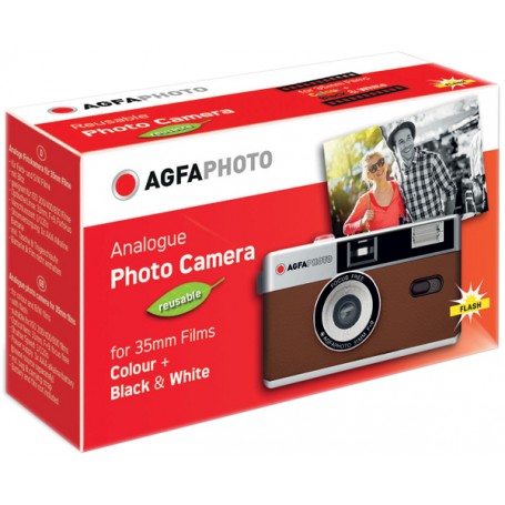 Agfa 35mm Film Camera Brown
