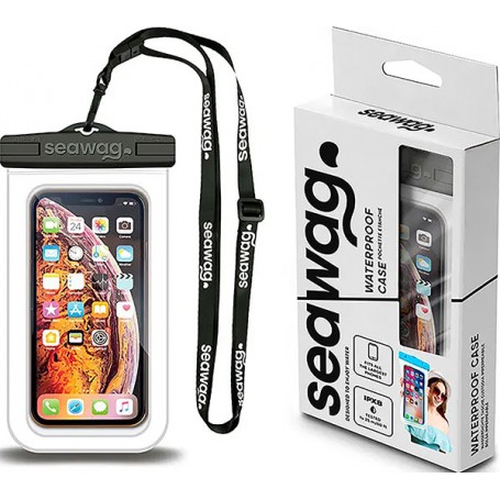 Seawag WaterProof Phone Case 6.8" White & Black