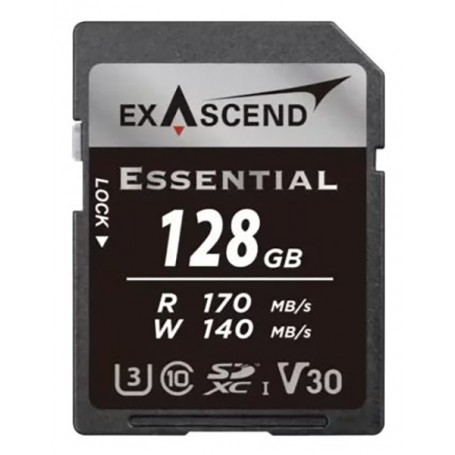 Exascend Essential 128GB SDXC UHS-I V30 W140MB/s