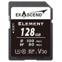 Exascend Element 128GB SDXC UHS-I V30 W80MB/s
