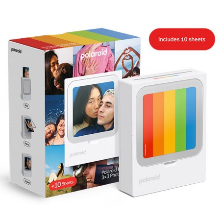 Polaroid Hi-Print 3x3 Photo Printer c/w 10 Sheets