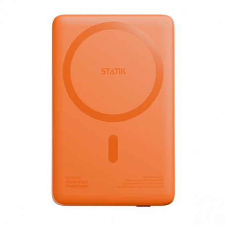 Statik State Magsafe 5000mAh Power Bank Orange