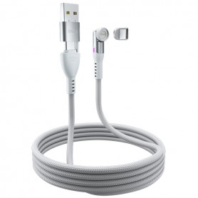 Statik 360 Pro Mag Cable USB-A/-C to3 2m White