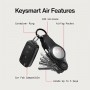 KeySmart V2 Loop Air Flex Key Holder Black