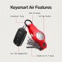 KeySmart V2 Loop Air Flex Key Holder Red