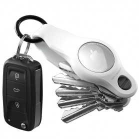 KeySmart V2 Loop Air Flex Key Holder White