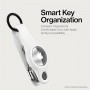 KeySmart V2 Loop Air Flex Key Holder White