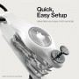KeySmart V2 Loop Air Flex Key Holder White