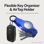 KeySmart V2 Loop Air Flex Key Holder Blue