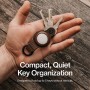 KeySmart Air Leather Key Holder Brown