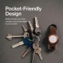 KeySmart Air Leather Key Holder Brown