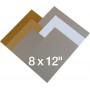 Pre-Cut Metal White 5x7 (10 Pack)