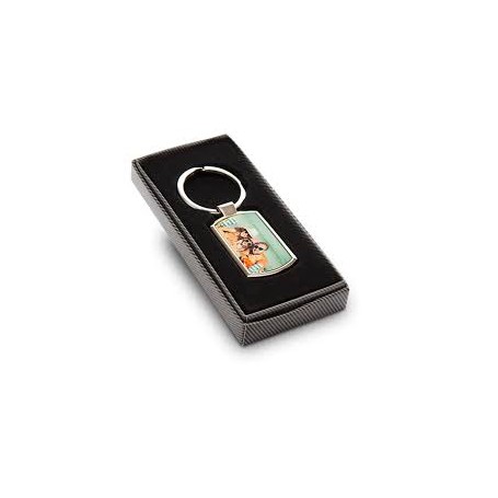Keyring Large Rectangle Boxed 3.8x2cm
