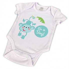 Baby Vest White Age 0-3 Months