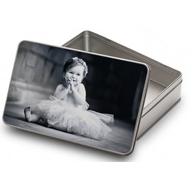 Gift Tin Rectangular 20x13cm
