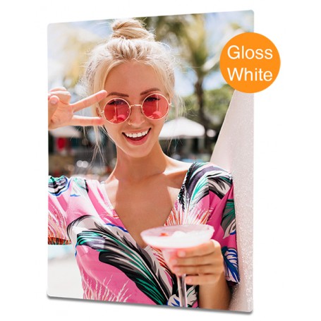 Aluminium Dye Sub Panel White Gloss 30x40cm(10 Pk)
